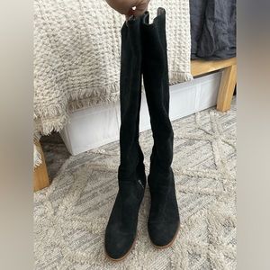 Marc Fisher Black Over the Knee Boots